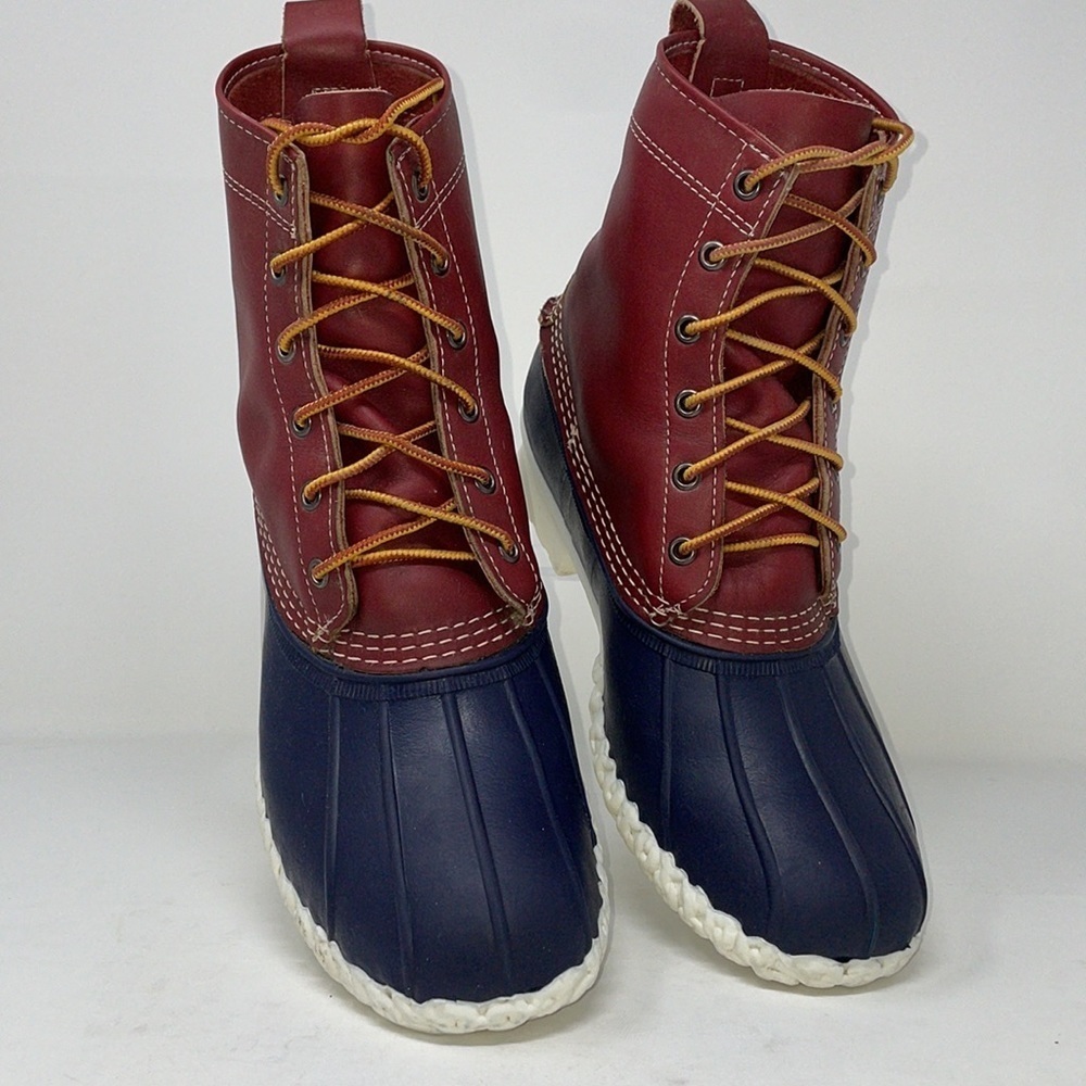 MADE IN USA 🇺🇸 Men's Small Batch L.L.Bean 8” Duck Boots SZ9 (Women’s 10.5) - Picture 15 of 15